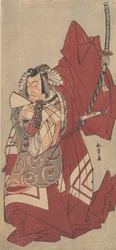 Kabuki Ac i członek Ichikawa Danjuro V droga. . . , 11 gromada 1776.