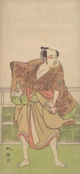 Otani Hiroemon w roli Gokumon no Shobei, 9 miesiąc, 1774.