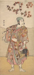 Pierwszy Nakamura Nakazo w roli Shimada no Hachizo, 1783.