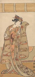 Czwarty Iwai Hanshiro jako kobieta, 1773 lub 1774.