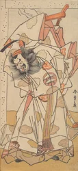 Drugi Nakajima Mihoemon w roli Sadaijina Jihei, 1776.