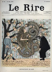 Ewa i wąż: „Estetyka Boba” – Humorystyczny rysunek Gypa (Sibylle Gabrielle Marie Antoinette Riquetti de Mirabeau, hrabina Martel de Janville) (1849-1932) – „Śmiech””, 25 maja