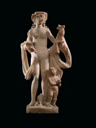 Grupa alegoryczna przedstawiająca Sprawiedliwość, II poł. XVII w. (alabaster)