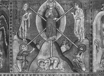 Jezus Chrystus na górze Tabor (mozaika)