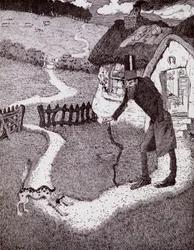 Był krzywy człowiek, z książki Księżniczka Marie-Josés dla dzieci, wydanej w 1916 r.