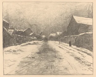 zaśnieżona ulica
