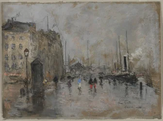 Grand Quai w Le Havre, 1901.