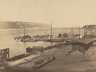 Palisades, rzeka Hudson, doki Yonkers