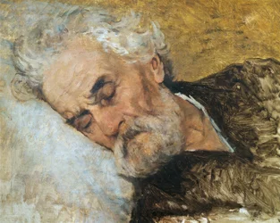 Giuseppe Mazzini umierający, Silvestro Lega (1826-1895)