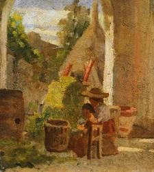 Rustykalna loggia, tryptyk Country Study
