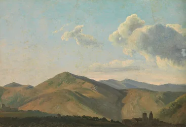Krajobraz górski w Vicovaro, ca. 1786-97.
