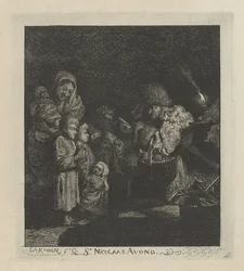 Sinterklaas-ewa Wieczór mikołajkowy (tytuł na obiekcie)