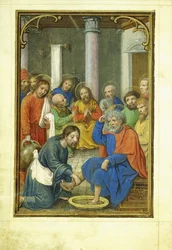 Chrystus myjący stopy Piotra, 1520 r.