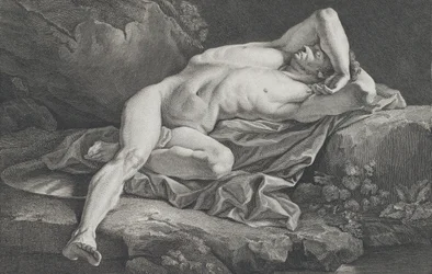 Studium aktu męskiego, 1762.