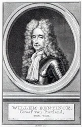 William Bentinck, 1. hrabia Portland, grawerowane przez Jacobusa Houbrakena według oryginału Roberta Williamsa