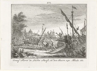 Śmierć Florisa III z Holandii w Antiochii, 1784