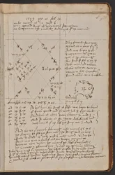 An Election "My gould Ringe with the corrall ston wherein ar Engruen the caractes and Sigill of [Jupiter] was mad.", Sloane MS 3822, f.11r (pergamin)