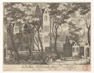 Widok na dom Kostverloren w pobliżu Amsterdamu
