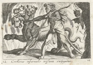 Herkules mści Cerbera Cerberus infernal trifaux wygasa (tytuł na obiekcie) Herculische tematu (tytuł serii)