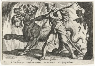 Herkules łapie Cerberusa