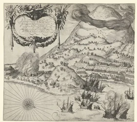 Zwycięstwo Holendrów nad Portugalczykami na Tidore (ilustracja po lewej), 1605 r.
