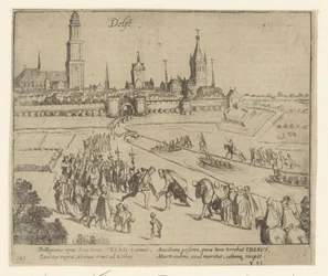Truchsess zostaje przyjęty w Delft, 1584 r.