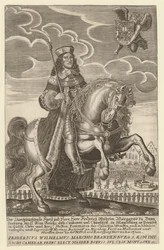 Portret Fryderyka Wilhelma 1620-1688, elektora brandenburskiego, księcia pruskiego, 1680