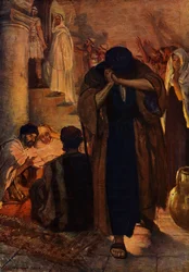 Zaprzeczenie św. Piotra (kolor lito)