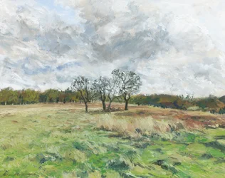 Richmond Park (olej na płótnie)