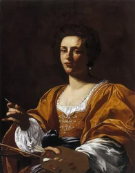 Portret Artemizji Gentileschi, 1623-1626