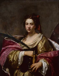 Św. Katarzyna (olej na płótnie)