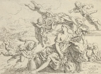 Gwałt Europy, ok.1636.