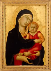 Madonna z Dzieciątkiem, ok. 1326 (tempera na drewnie, złoto szlifowane)