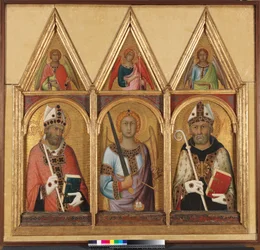 Św. Geminianus, ok. 1319 tempera ze złotem na desce z 58835
