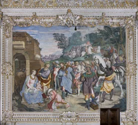 Adoracja Trzech Króli, Prezbiterium, 1578-82