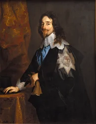 Portret króla Karola I Anglii, Szkocji i Irlandii 1600-1649, koniec lat 30. XVII wieku.