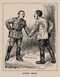 Wątpliwi przyjaciele. Magazyn Punch, 1939, 1939