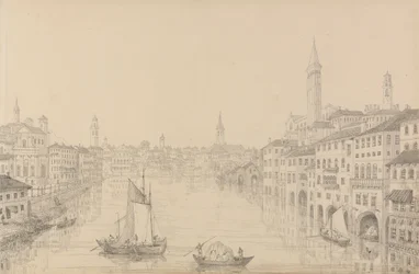 Album 30 widoków w Tyrolu i we Włoszech: Werona z mostu, 1 listopada 1840 r