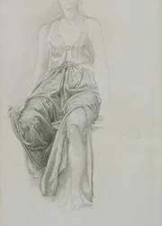 „Studium draperii dla „Króla Cophetui i pokojówki żebraczej”, ok. 1883 r.