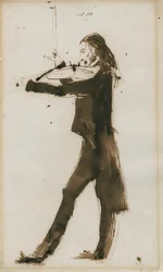 Portret Niccolò Paganiniego 1782-1840, 1831