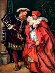 Henryk VIII i kardynał Wolsey, ok. 1888, ok. 1920