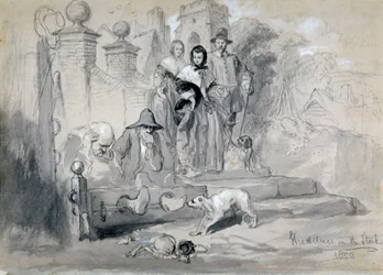 „Hudibras w zapasach”, 1850