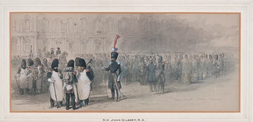 Gwardia Narodowa w pałacu Tuileries, 1846