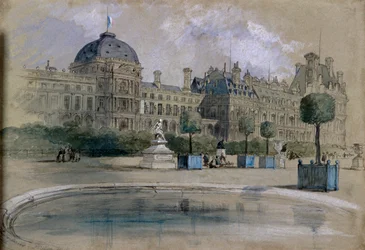 Tuileries, Paryż, Francja, 1846
