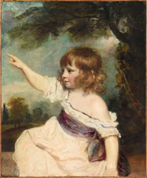 Portret Francis George Hare 1786-1842 znany jako Master Hare, 1788-1789.