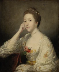 Portret damy w bieli, ca. 1762-1764.