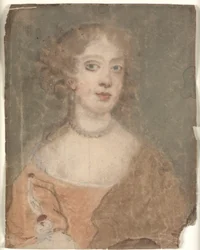 Głowa i ramiona portret damy