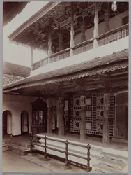 Świątynia buddyjska w Kandy na Cejlonie, ok. 1930 r. 1880.