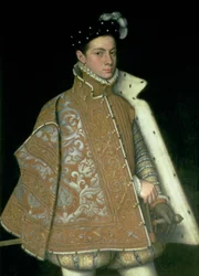 Alessandro Farnese (1546-92), późniejszy gubernator Holandii (1578-86), syn Małgorzaty Parmy (1522-86) i Ottavio Farnese, księcia Parmy (1520-86), ok. 1561