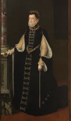 „Portret Elżbiety Walezejskiej (1545-1568) lub Izabeli Walejskiej, Królowej Hiszpanii”” – Elżbieta Walezjewska (1545-1568), Królowa Hiszpanii po Anguissola, Sofonisba (ok. 1532-1625)